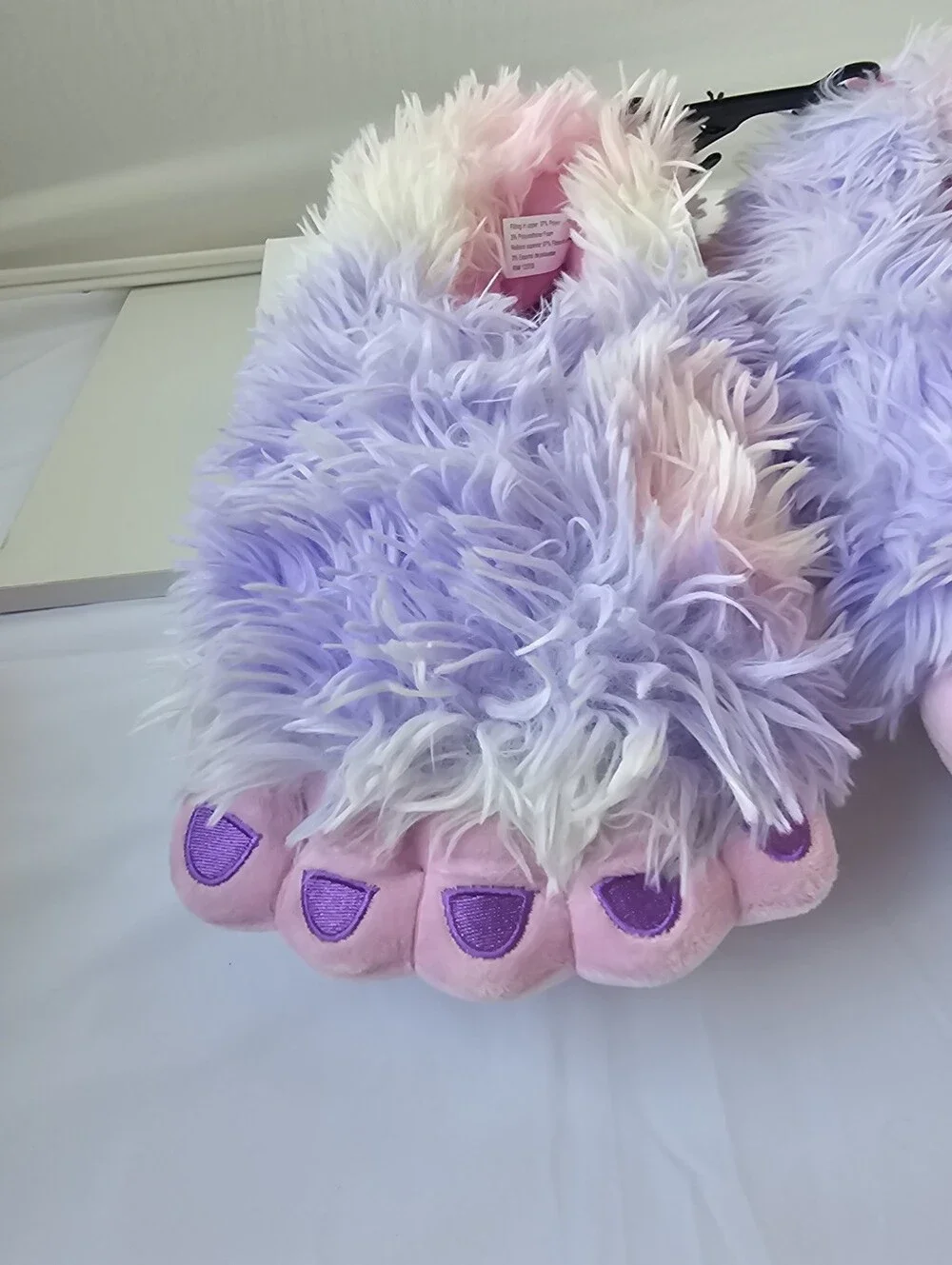 Wonder Nation Fuzzy Monster Slippers - Sizes 4/5 and 6 NEW